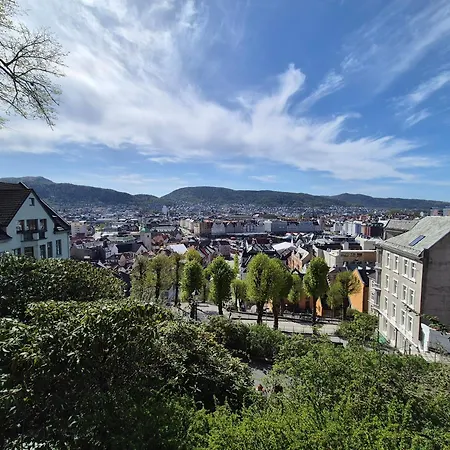 Apartamento I Autentisk Bergenshus Med Unik Utsikt Og Privat Hage *